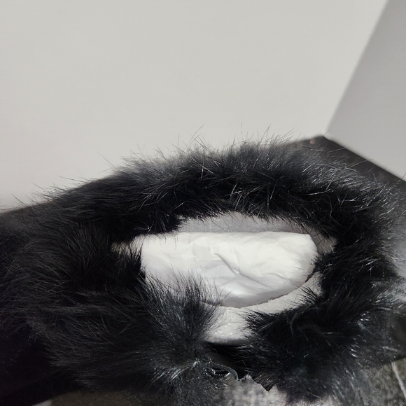 Antonio Melani Kylan Suede Leather Rabbit Fur Dress Booties - Picture 6 of 10